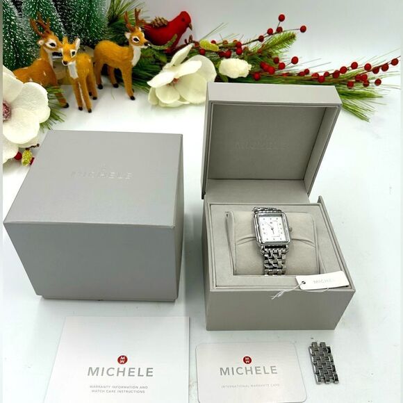 SOLD!!!!!!!!!         Women’s Michele  stainless steel watch - Picture 1 of 7